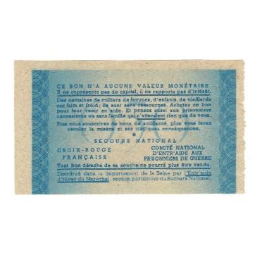 Francia, Bon de Solidarité, 50 Centimes, 1941, FDS