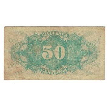 Geldschein, Spanien, 50 Centimos, 1937, KM:93, SS