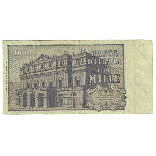 Banknot, Włochy, 1000 Lire, 1969, 1969-02-26, KM:101c, VF(20-25)