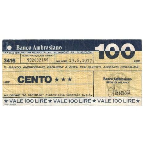 Banknote, Italy, 100 Lire, 1977, 1977-06-29, Milano, EF(40-45)