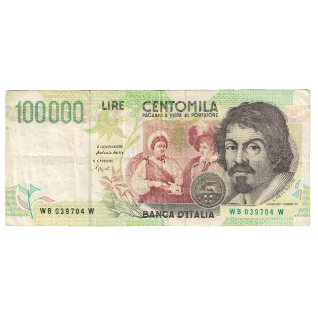 Banknote, Italy, 100,000 Lire, 1994, 1994-05-06, KM:117a, EF(40-45)