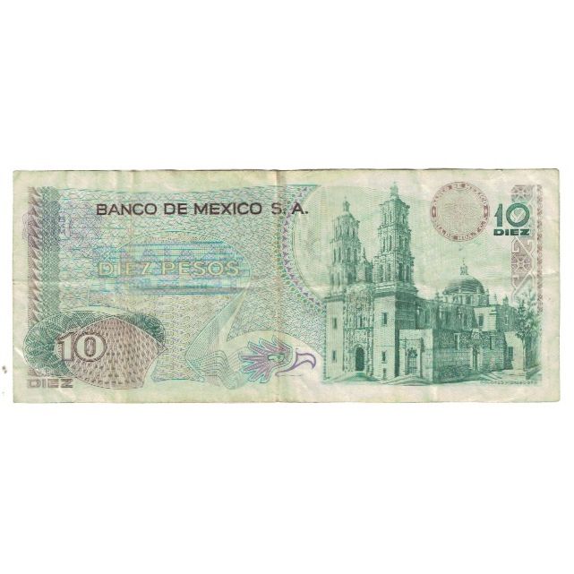 Banknote, Mexico, 10 Pesos, 1971, 1971-02-03, KM:63d, VF(20-25)
