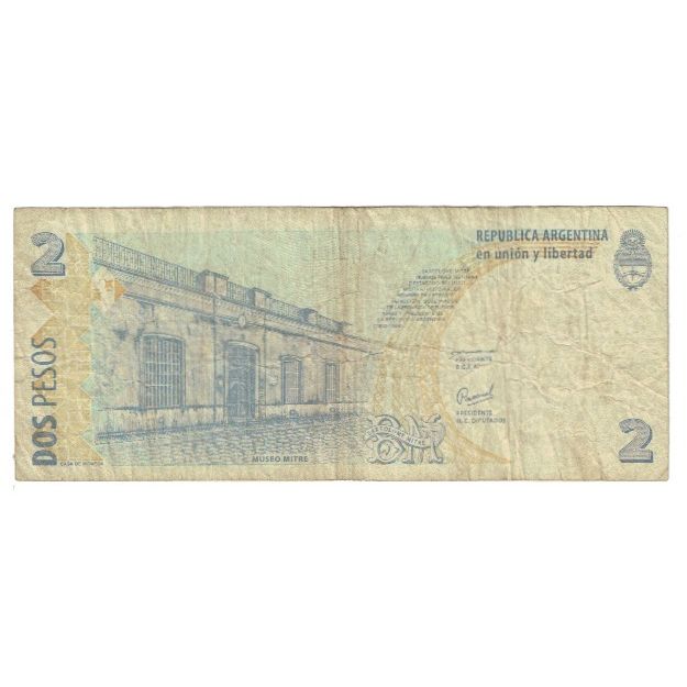 Banknote, Argentina, 2 Pesos, KM:346, VF(20-25)