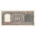 Banknote, India, 10 Rupees, KM:60a, EF(40-45)