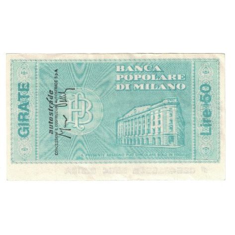 Geldschein, Italien, 50 Lire, 1977, 1977-02-21, Milano, SS