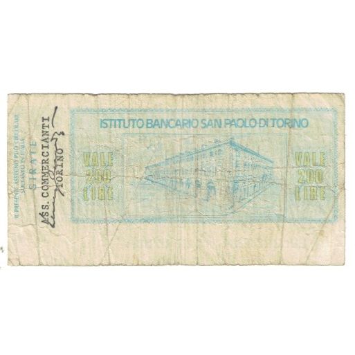 Billete, 200 Lire, 1976, Italia, 1976-01-21, Torino, BC