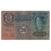 Banconote, Ungheria, 20 Korona, 1913, 1913-01-02, KM:23, MB