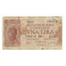 Billete, 1 Lira, 1944, Italia, 1944-11-23, KM:29c, BC