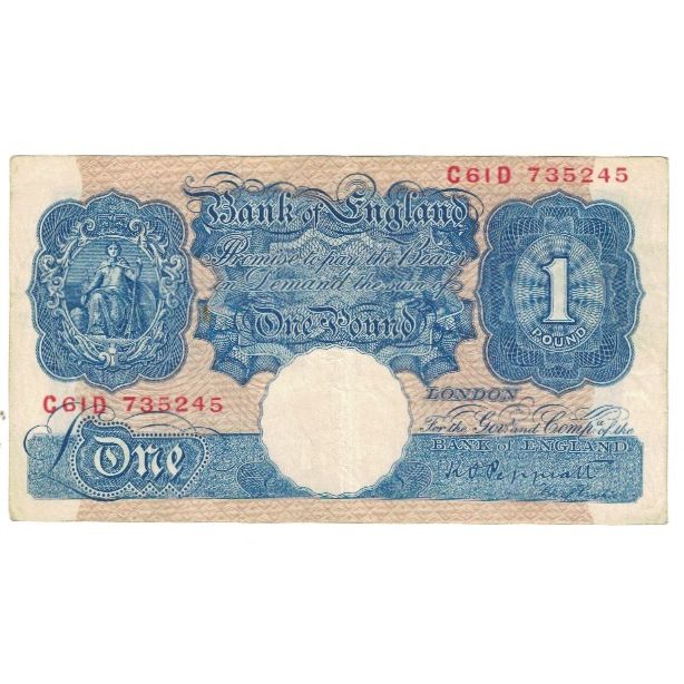 Banknot, Wielka Brytania, 1 Pound, KM:367a, EF(40-45)