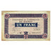 Francia, Nancy, 1 Franc, 1917, BB, Pirot:87-42