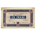 França, Nancy, 1 Franc, 1917, EF(40-45), Pirot:87-42