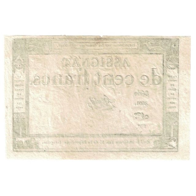 France, 100 Francs, 1795, Bellet, TB+, KM:A78, Lafaurie:173