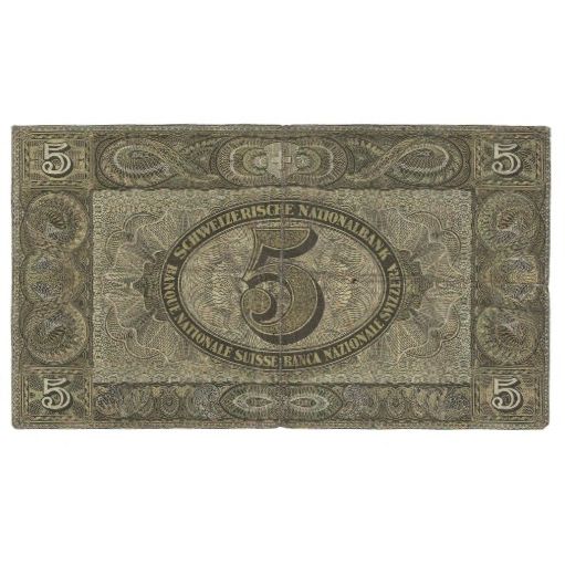 Biljet, Zwitserland, 5 Franken, 1951, 1951-02-22, KM:11o, TTB