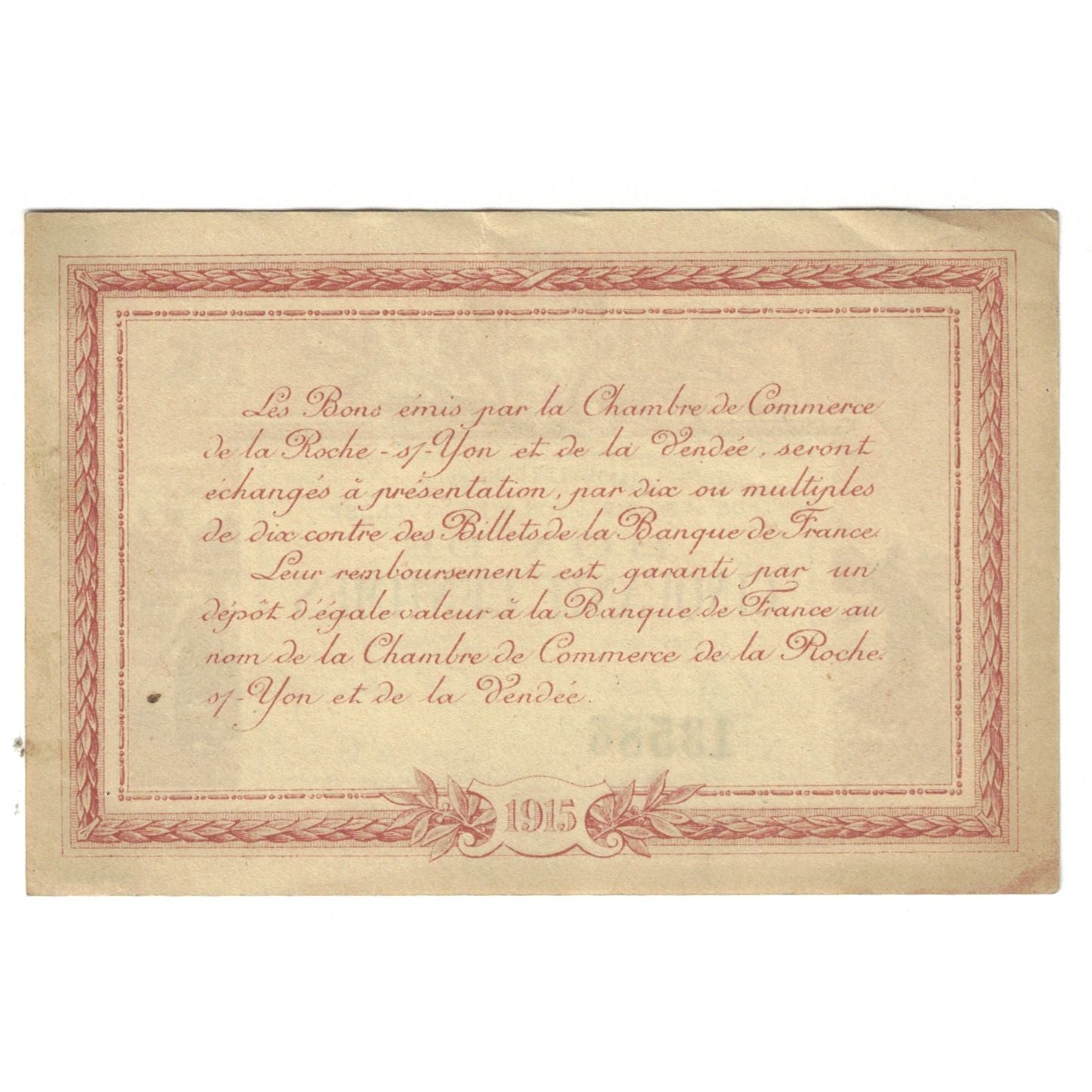 Frankreich, La Roche-sur-Yon, 50 Centimes, 1915, VZ, Pirot:65-1