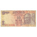 Banknot, India, 10 Rupees, KM:89c, VF(30-35)