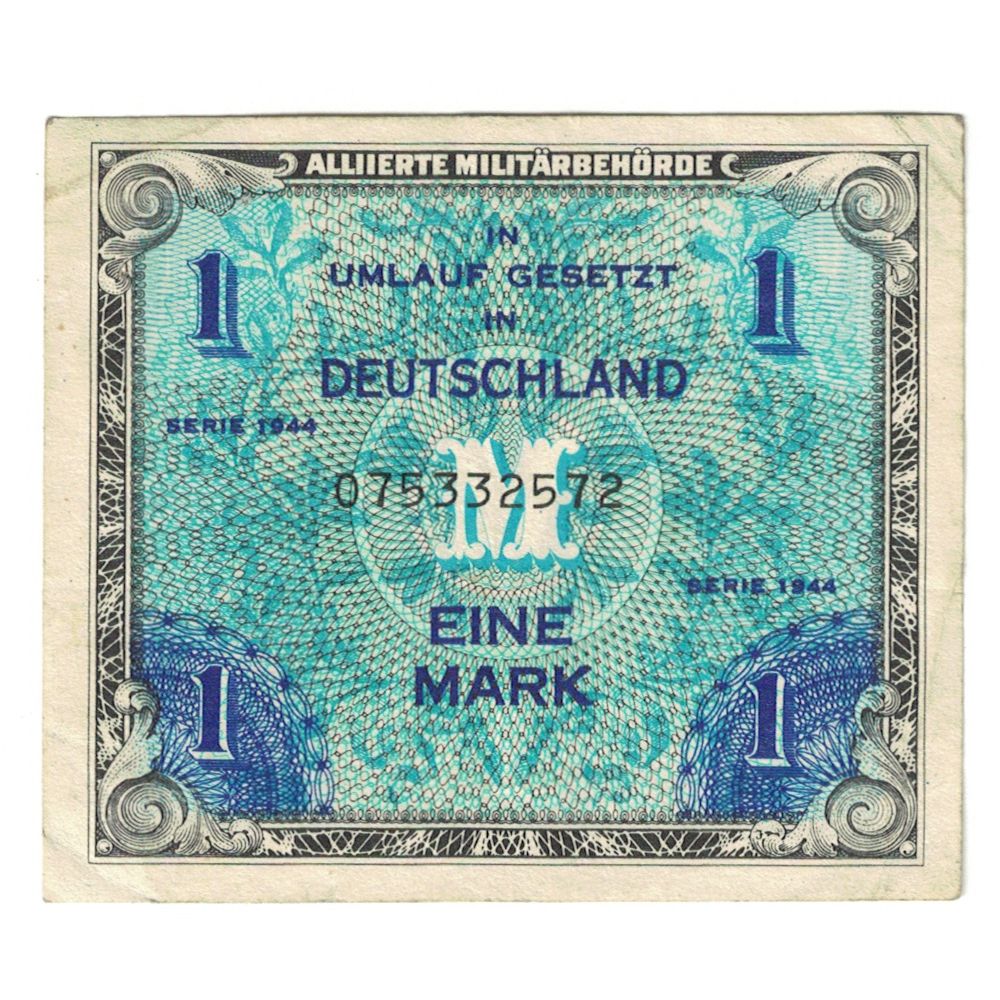Banconote, Germania, 1 Mark, 1944, KM:192a, BB