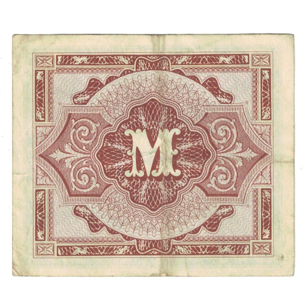 Banconote, Germania, 1/2 Mark, 1944, KM:191a, BB