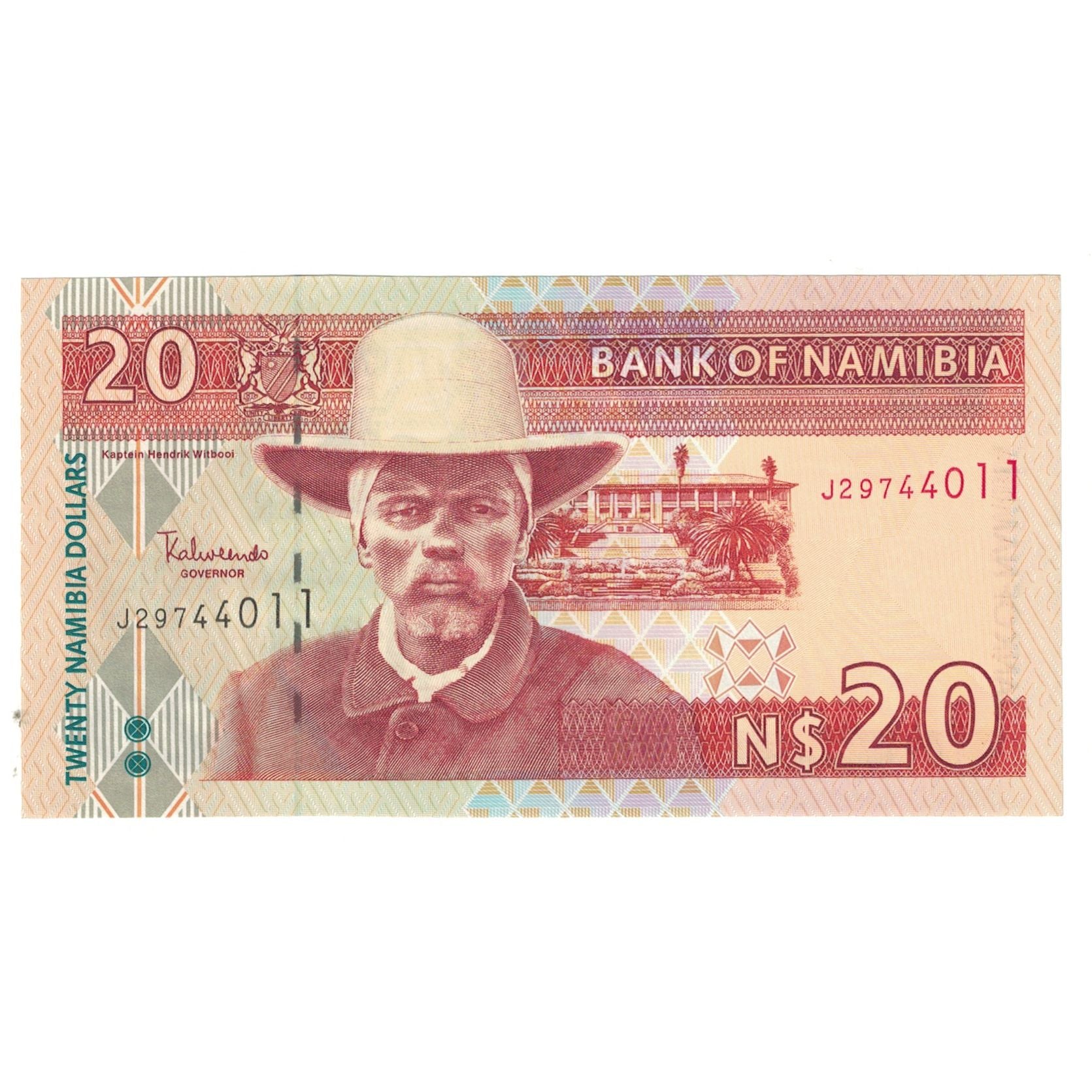 Geldschein, Namibia, 20 Namibia Dollars, KM:5a, UNZ