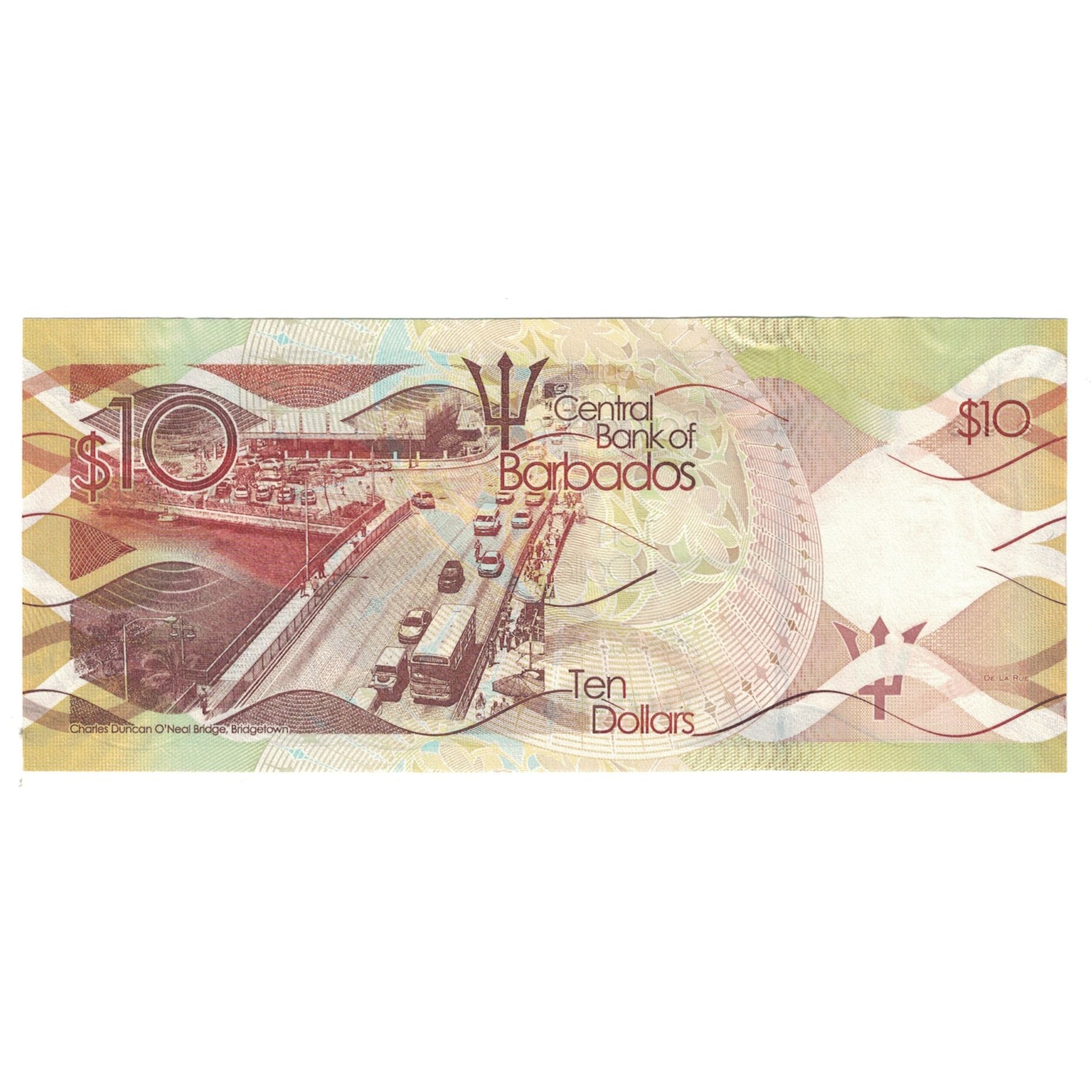 Billet, Barbados, 10 Dollars, NEUF