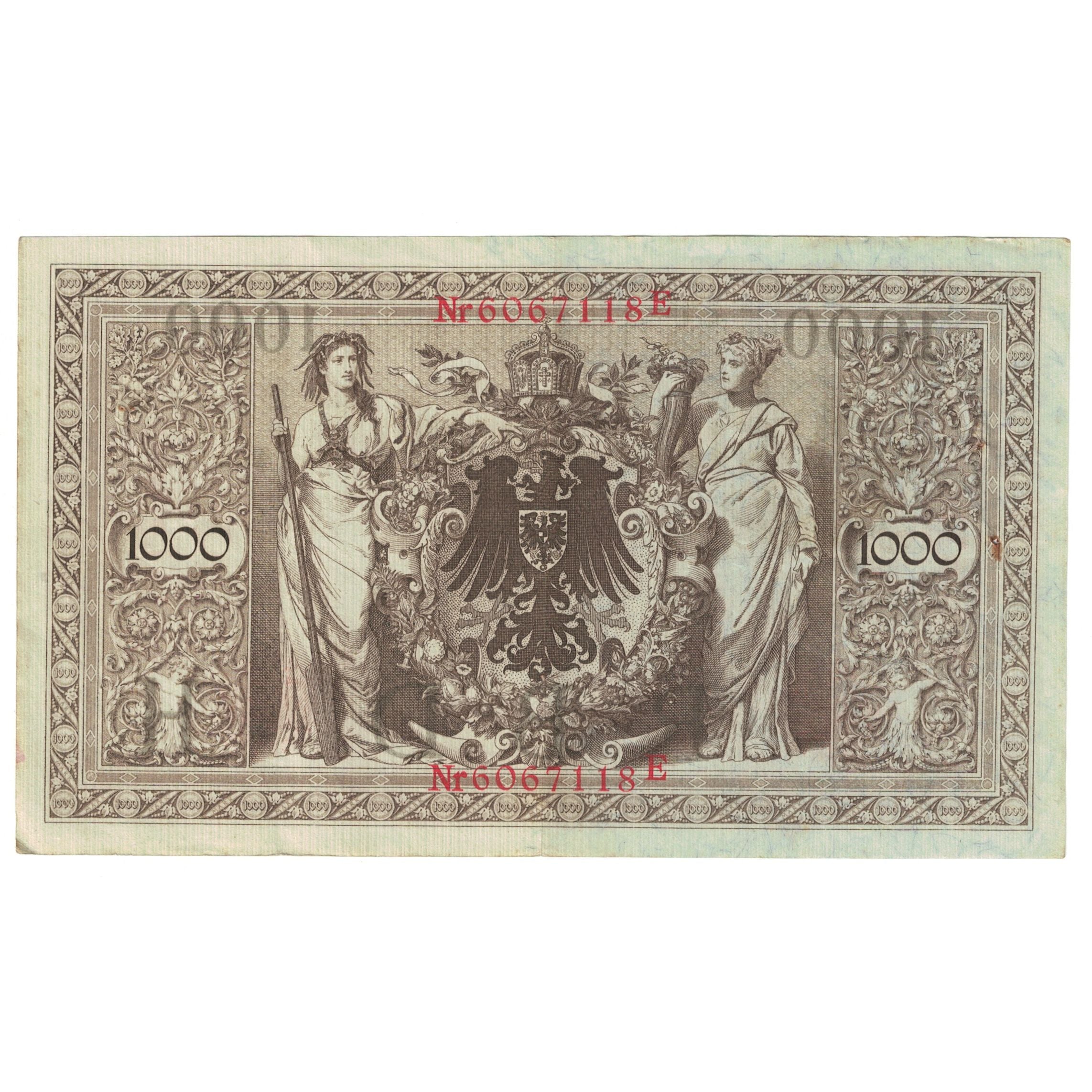 Banknote, Germany, 1000 Mark, 1910, 1910-04-21, KM:44a, EF(40-45)
