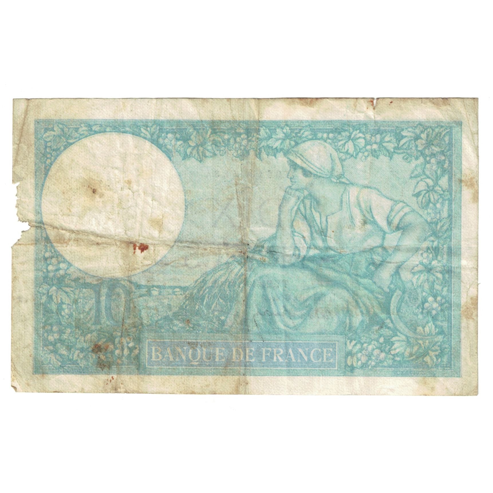 Frankrijk, 10 Francs, Minerve, 1940, W.78455, AB, Fayette:7.18, KM:84