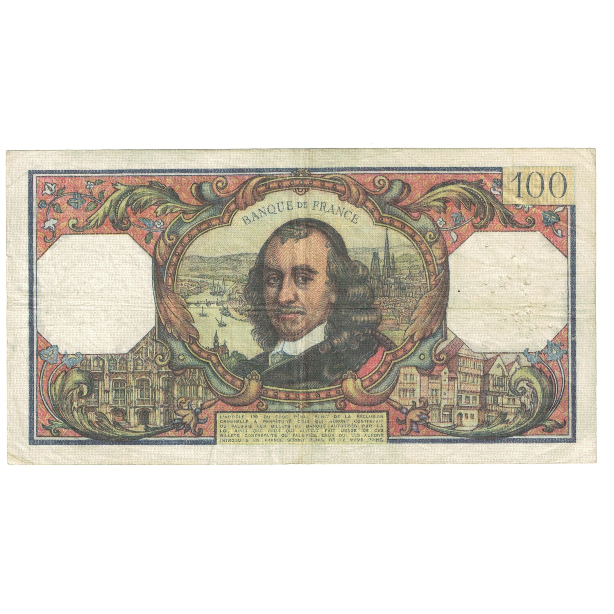 France, 100 Francs, Corneille, 1976, S.954, TB, Fayette:65.53, KM:149f