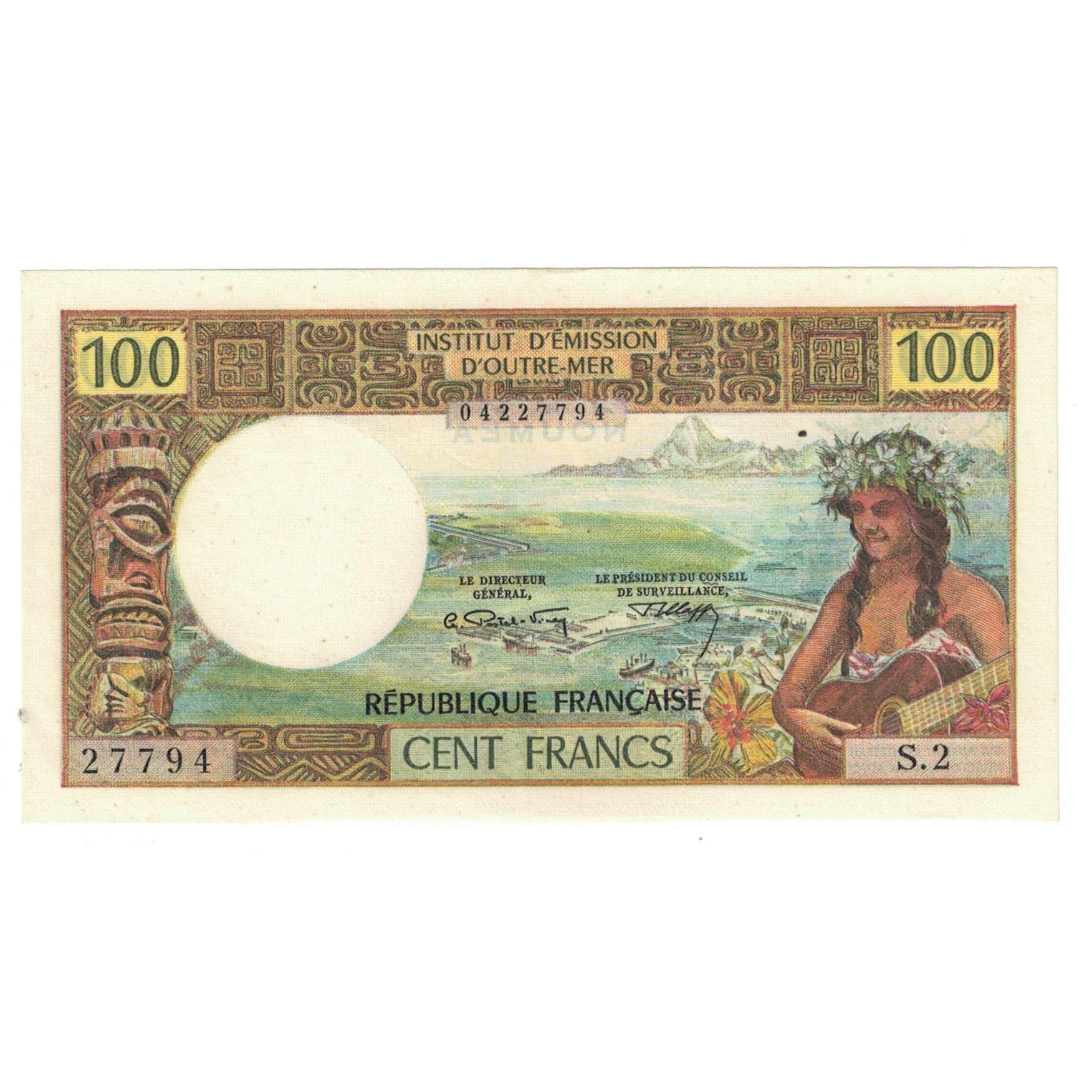 Banconote, Nuova Caledonia, 100 Francs, KM:63a, SPL