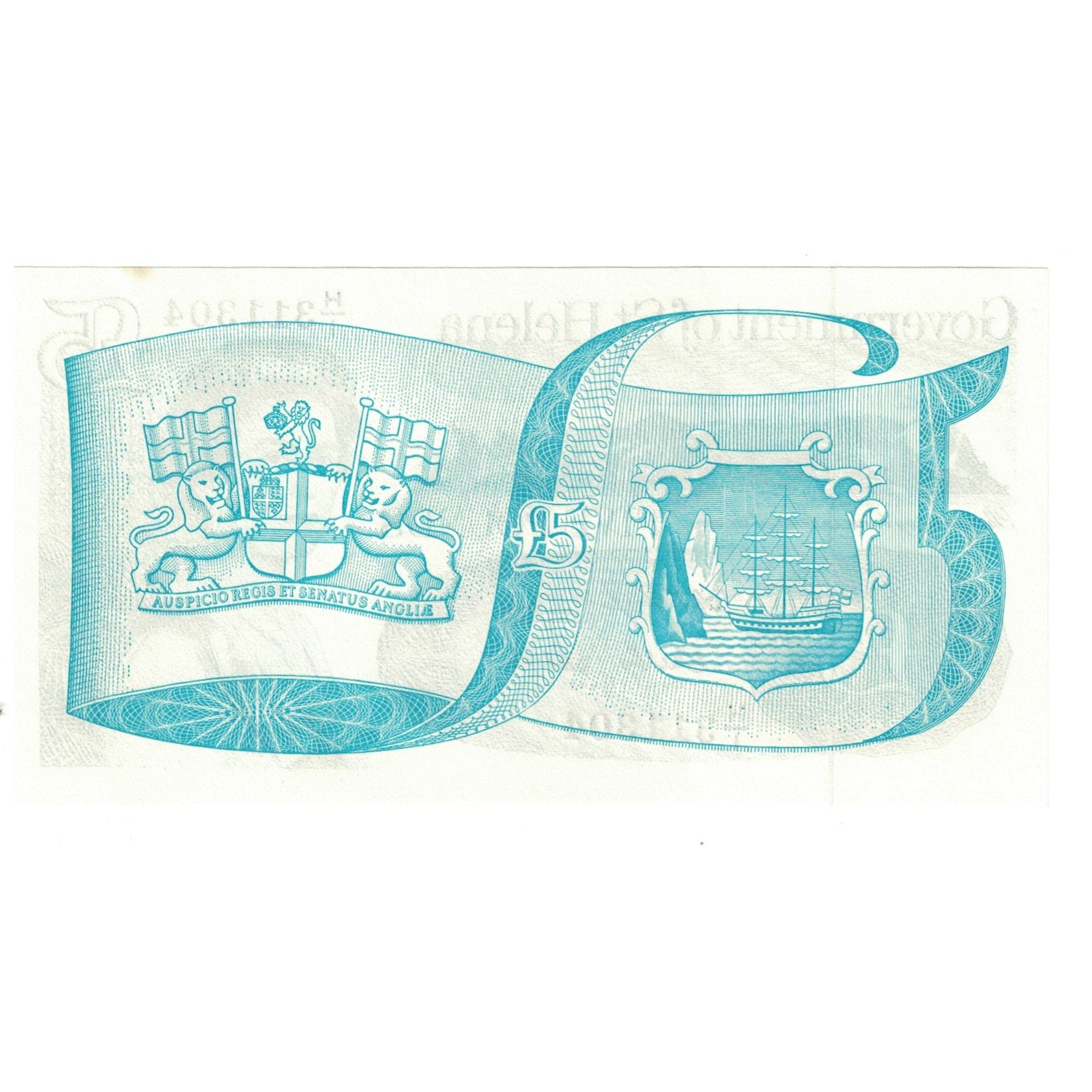 Billet, Saint Helena, 5 Pounds, KM:11a, NEUF