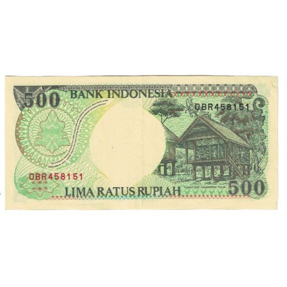 Nota, Indonésia, 500 Rupiah, KM:128a, UNC(63)
