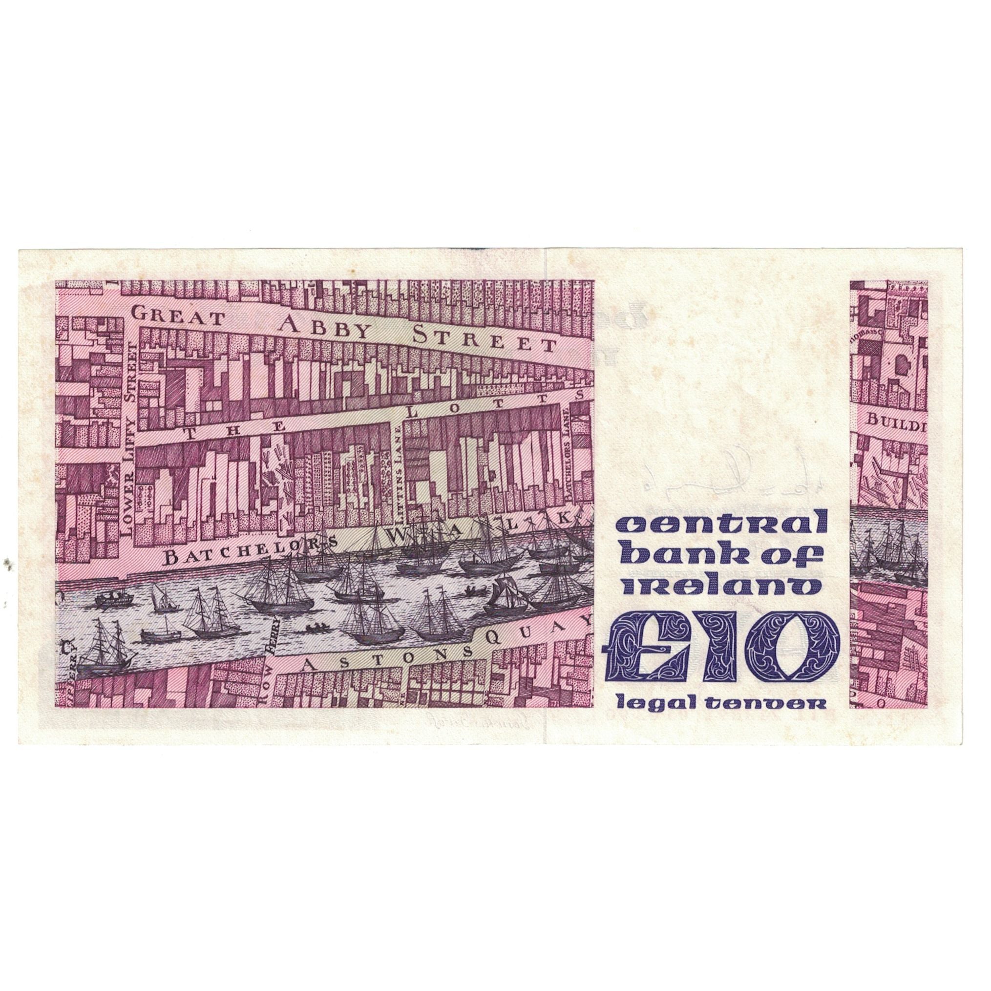 Banknote, Ireland - Republic, 10 Pounds, 1990, 1990-03-01, KM:72a, EF(40-45)