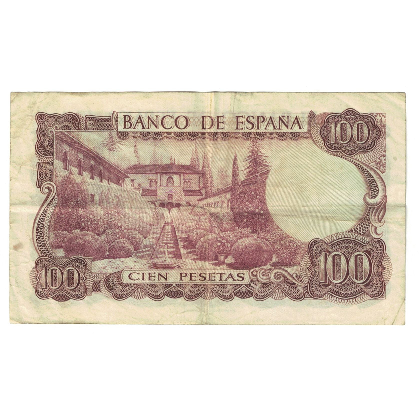 Nota, Espanha, 100 Pesetas, 1970, 1970-11-17, KM:152a, VF(20-25)