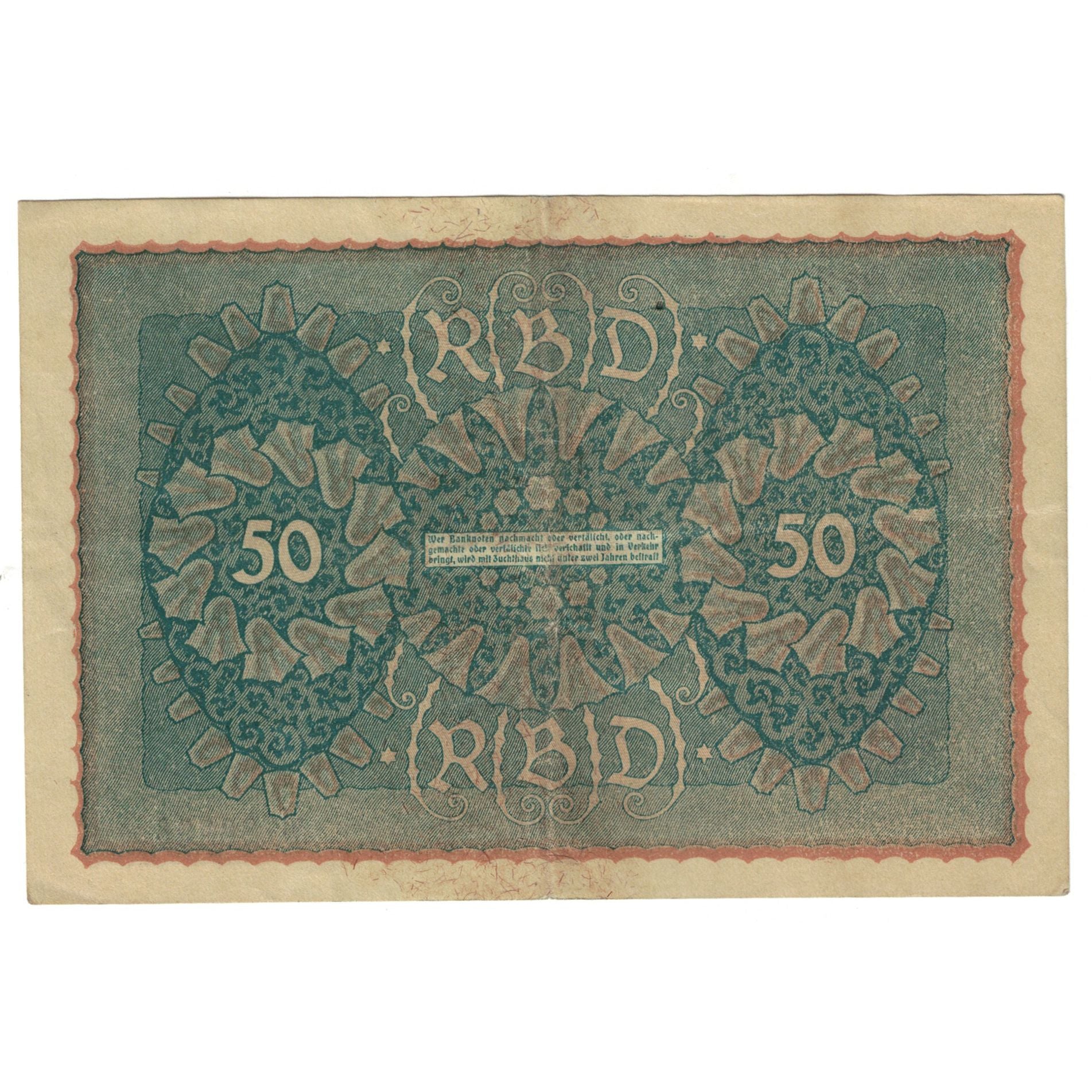 Nota, Alemanha, 50 Mark, 1919, 1919-06-24, KM:66, EF(40-45)