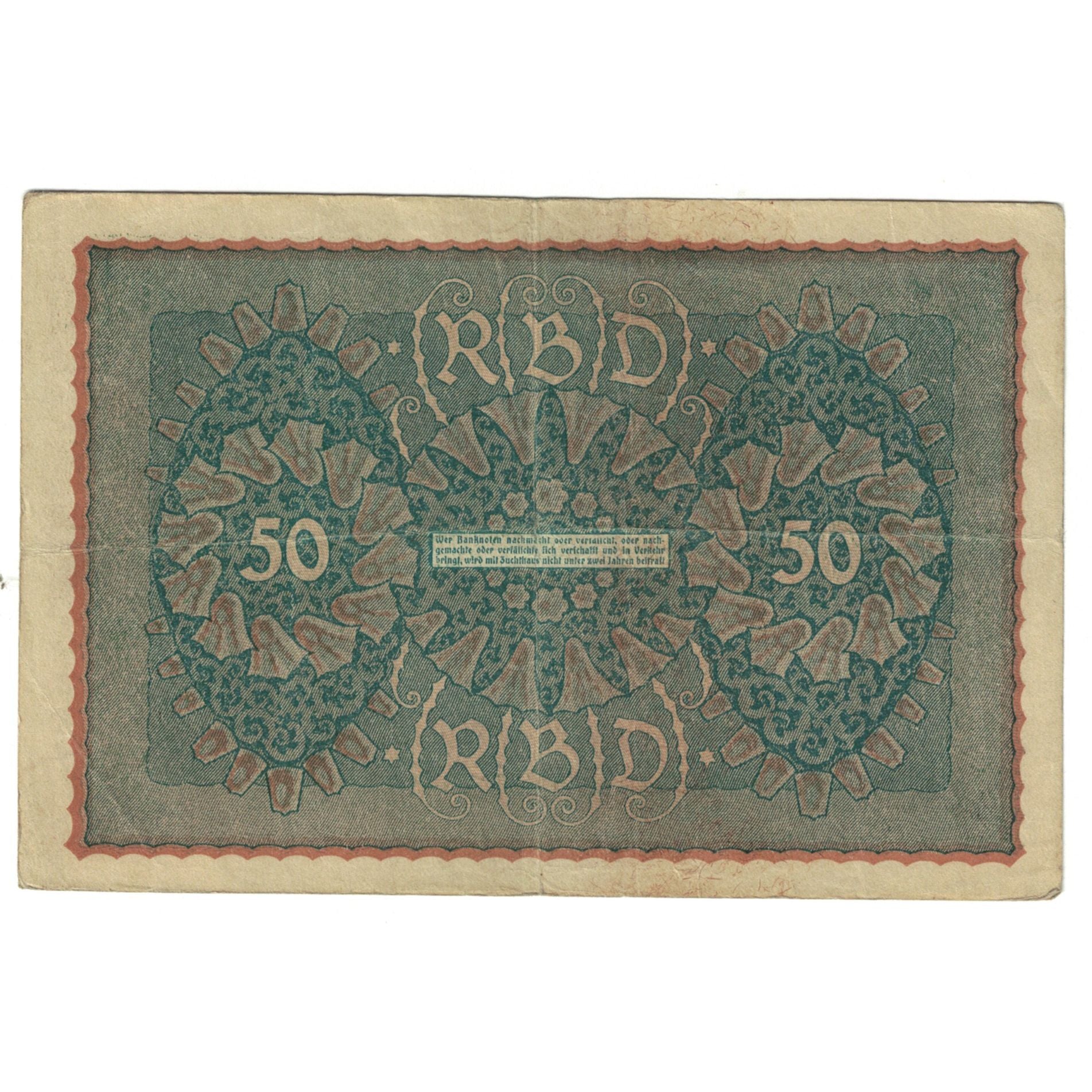 Geldschein, Deutschland, 50 Mark, 1919, 1919-06-24, KM:66, SS