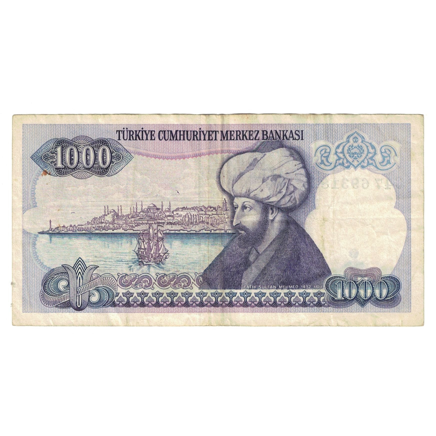 Banknote, Turkey, 1000 Lira, KM:196, VF(30-35)