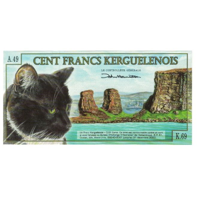 France, 100 Francs, 2012, A.49, FANTASY BANKNOTE KERGUELEN CHARCOT, UNC(65-70)