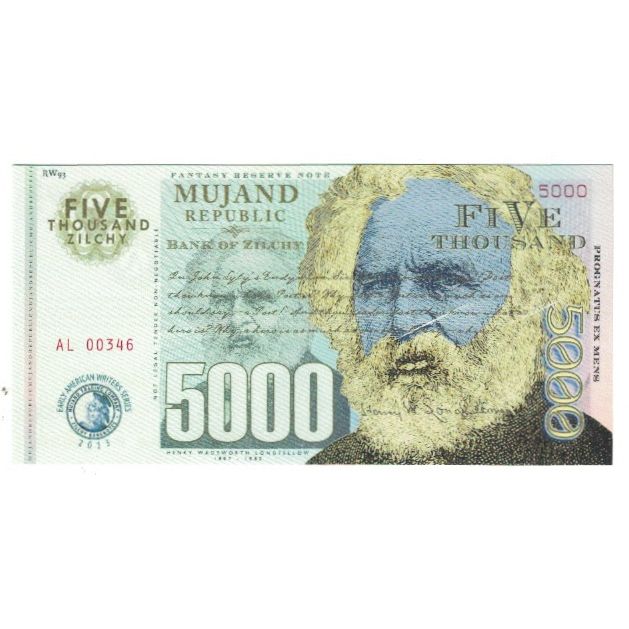 Billete, 2013, Comprobantes privados / no oficiales, FANTASY BANKNOTE 5000