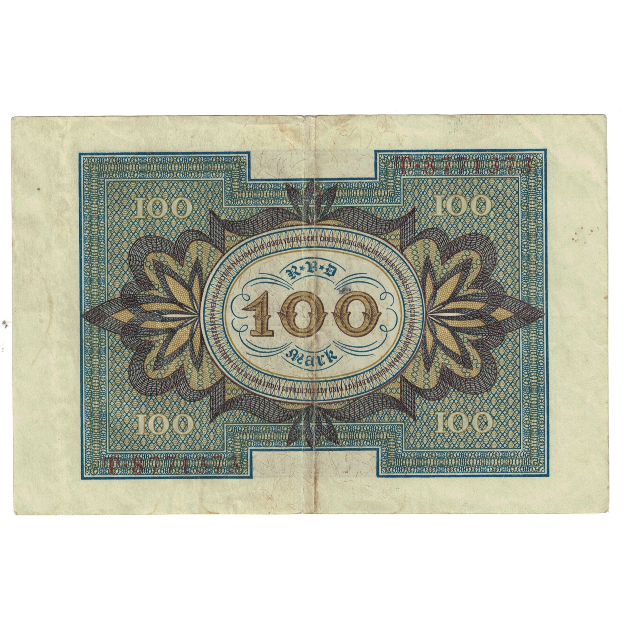 Billete, 100 Mark, 1920, Alemania, 1920-11-01, KM:69a, MBC