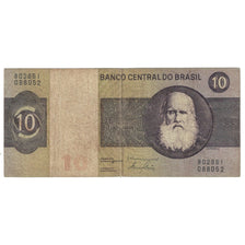 Banknote, Brazil, 10 Cruzeiros, KM:193c, VF(20-25)