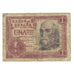 Banknote, Spain, 1 Peseta, 1953-07-22, KM:144a, VF(20-25)