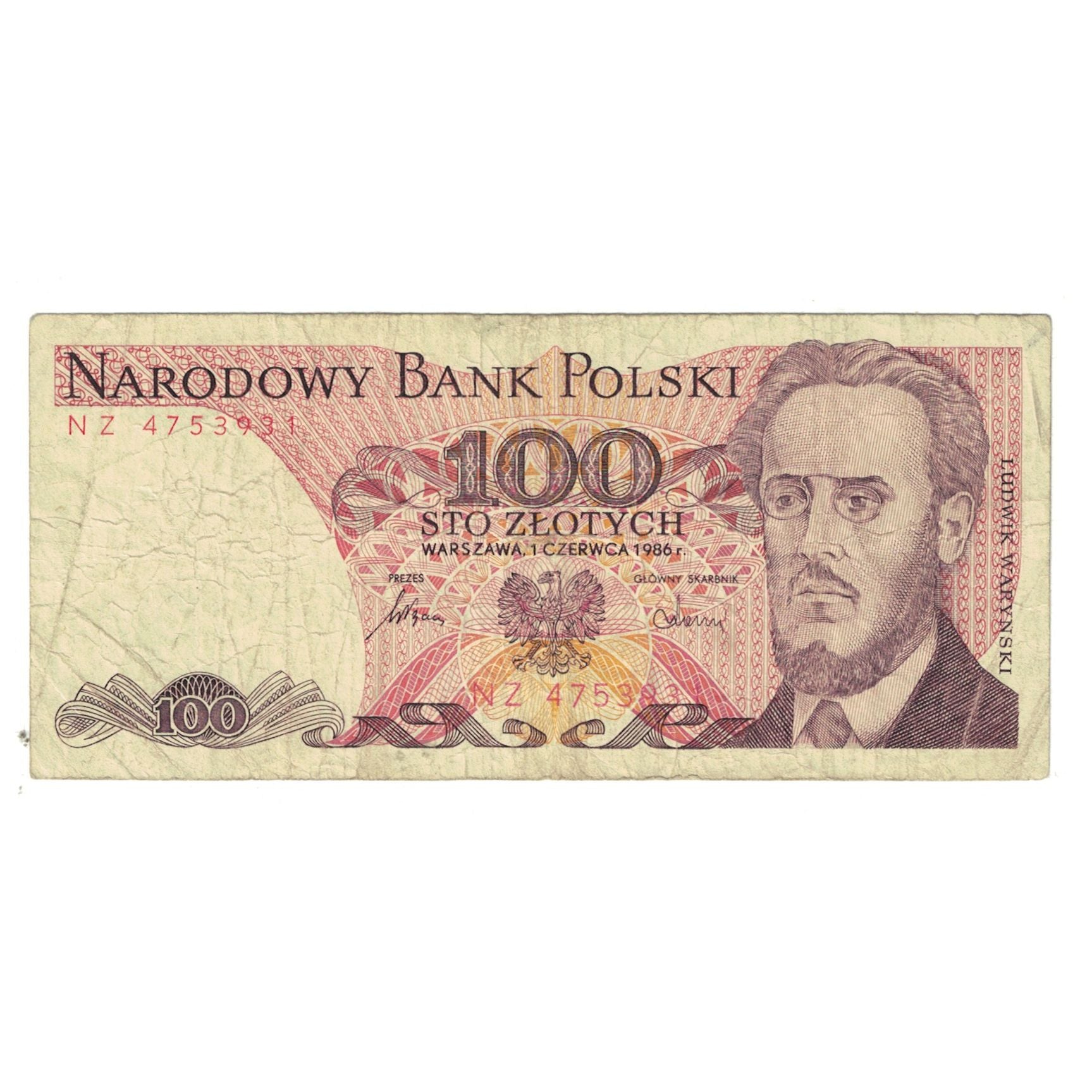 Banknote, Poland, 100 Zlotych, 1988, 1988-05-01, KM:143a, VF(20-25)