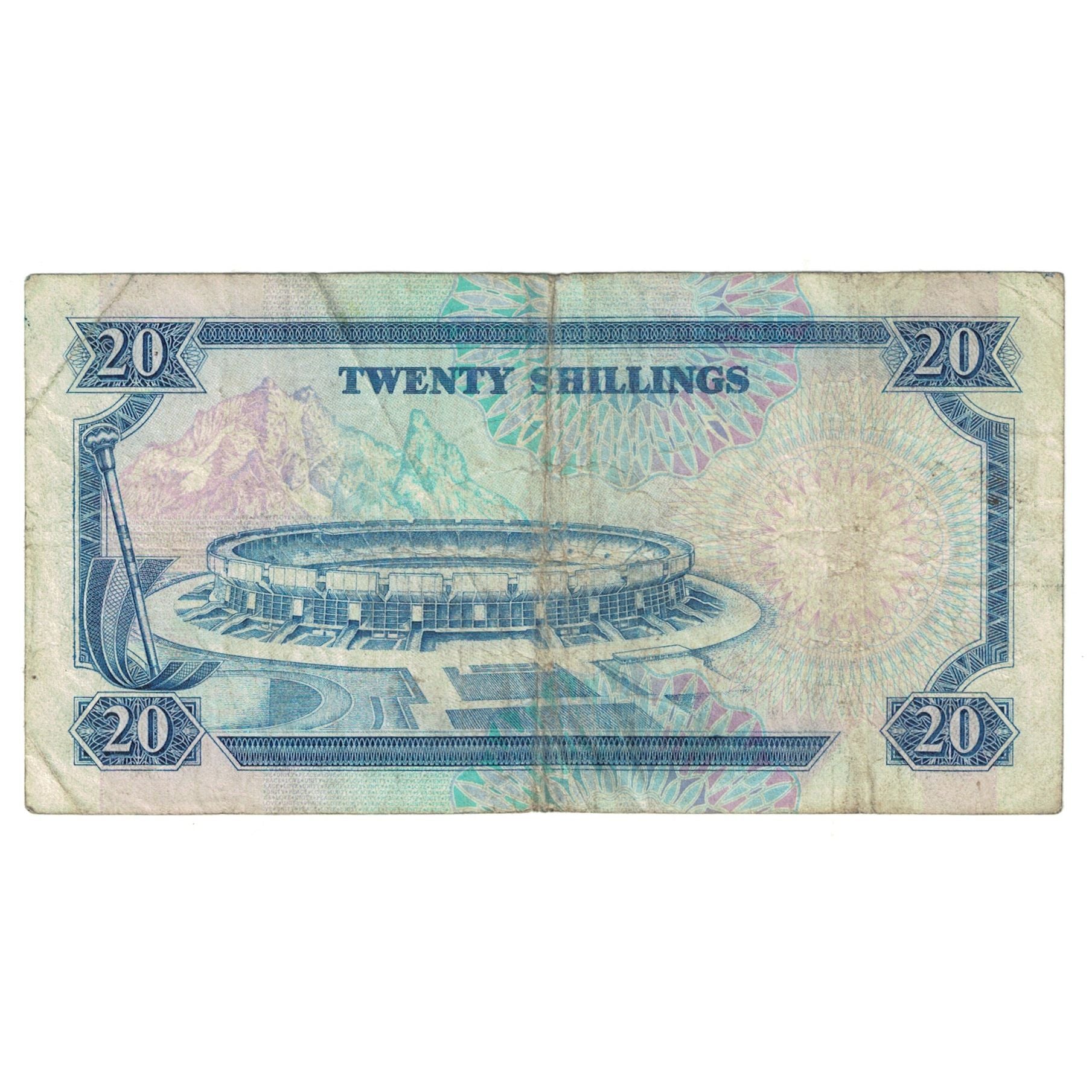 Billet, Kenya, 20 Shillings, 1989, 1989-07-01, KM:21d, TB+