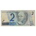 Billete, 2 Reais, Brasil, KM:249b, BC