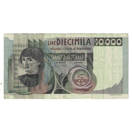 Banknote, Italy, 10,000 Lire, 1982, 1982-11-03, KM:106a, EF(40-45)