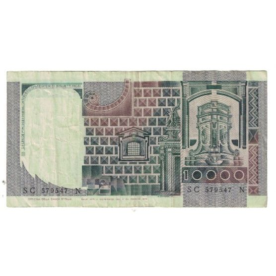 Banknote, Italy, 10,000 Lire, 1982, 1982-11-03, KM:106a, EF(40-45)