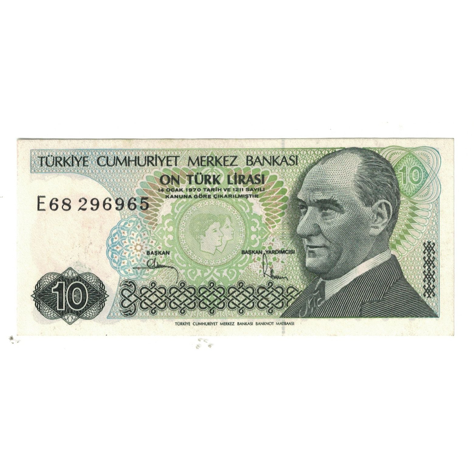 Billet, Turquie, 10 Lira, KM:192, SPL