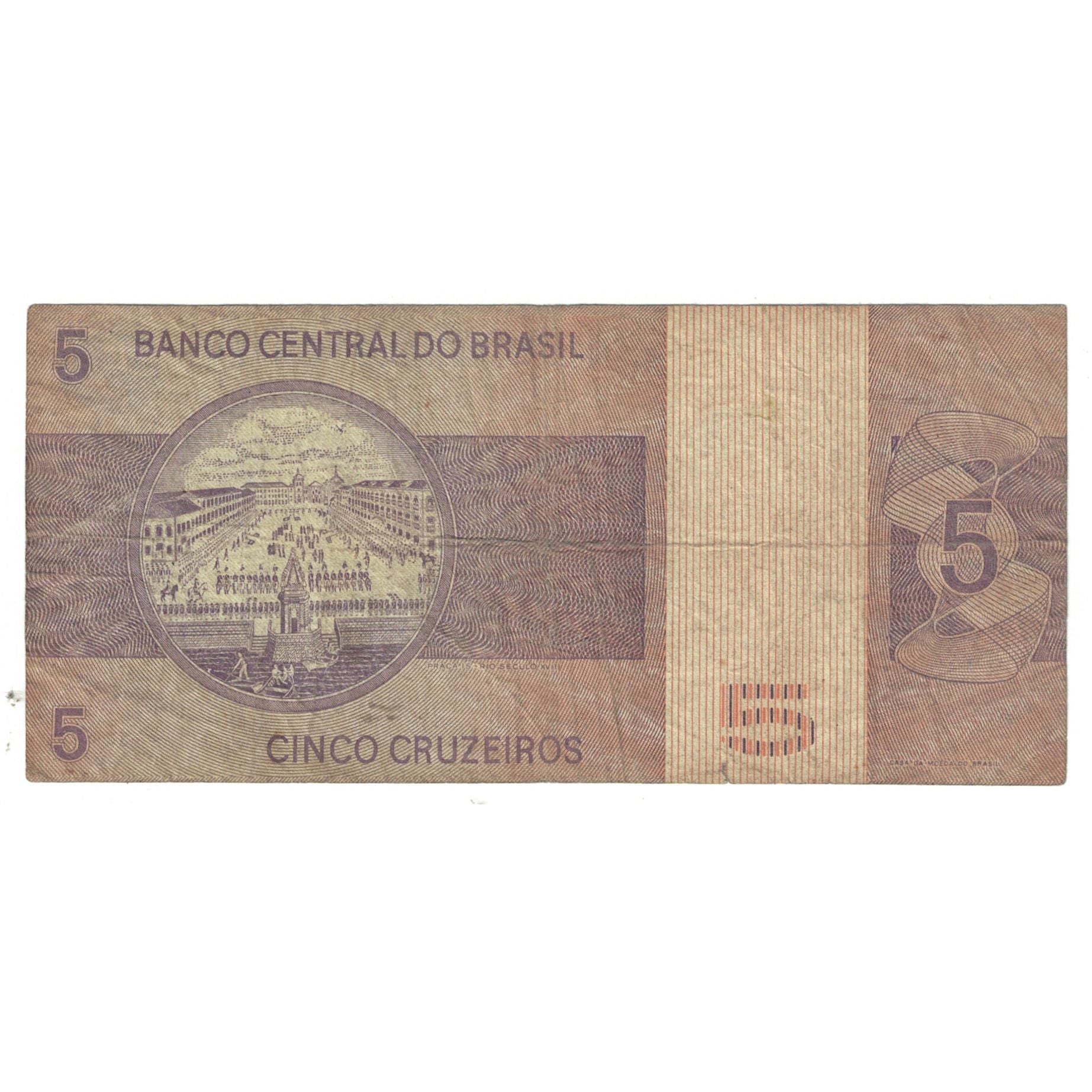 Banknote, Brazil, 5 Cruzeiros, KM:192c, VF(30-35)