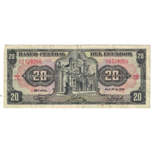 Banknote, Ecuador, 20 Sucres, 1986, 1986-04-29, KM:115b, VF(20-25)