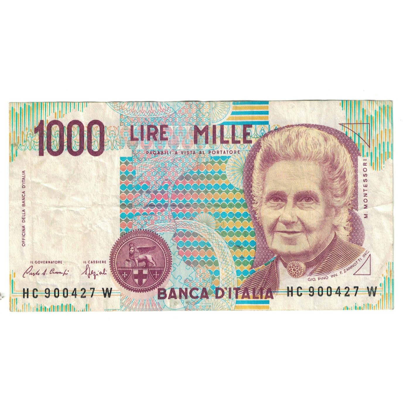 Banknote, Italy, 1000 Lire, 1990, 1990-10-03, KM:114a, EF(40-45)