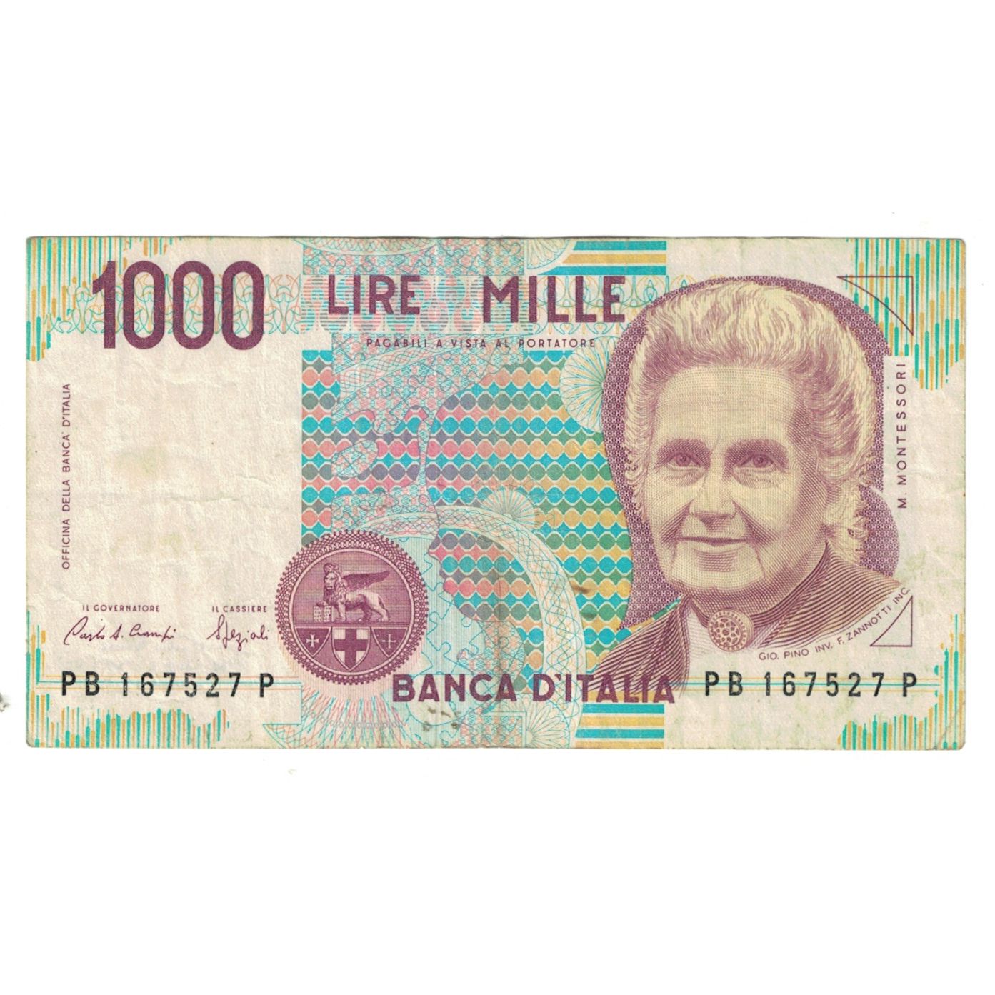 Banknote, Italy, 1000 Lire, 1990, 1990-10-03, KM:114a, EF(40-45)
