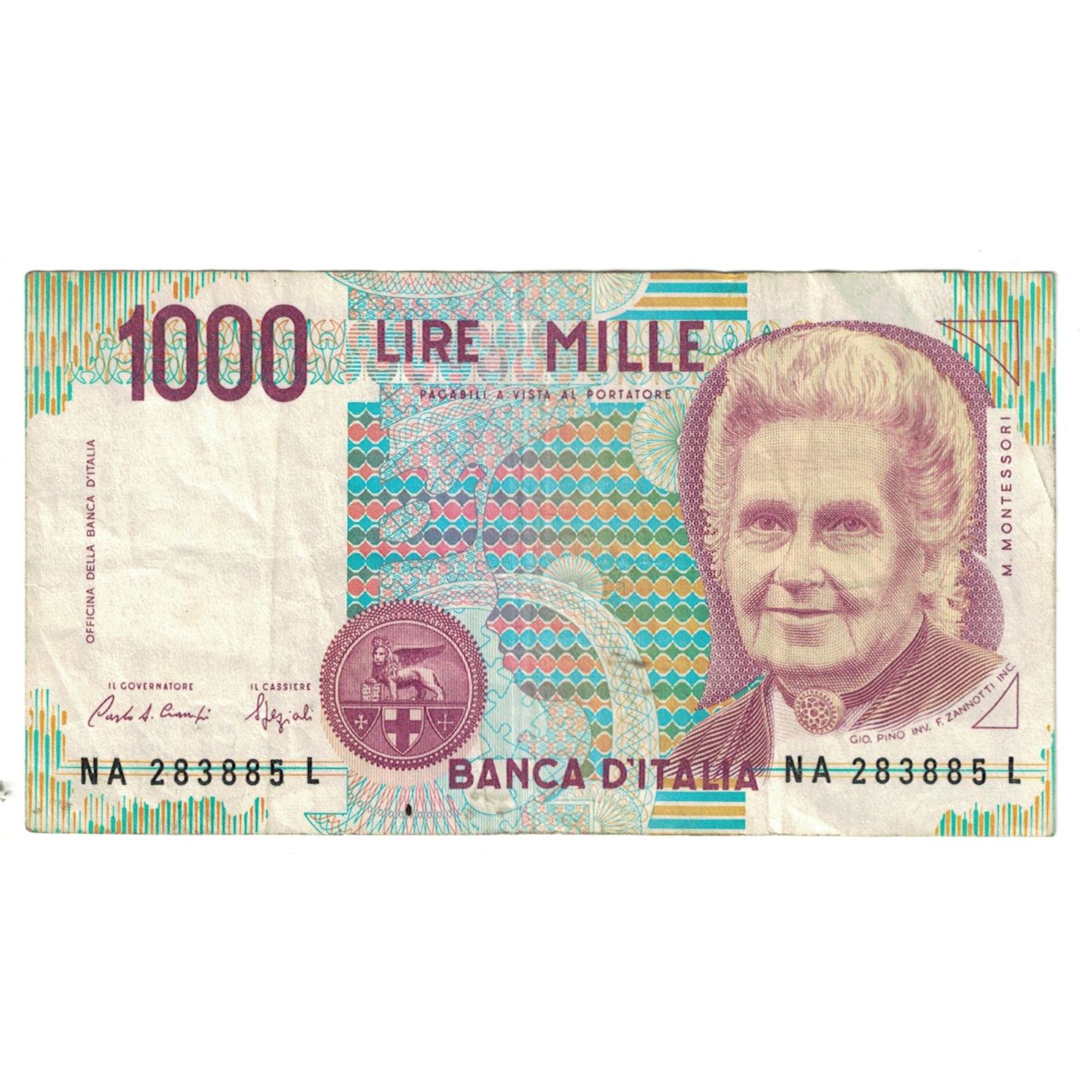 Banknote, Italy, 1000 Lire, 1990, 1990-10-03, KM:114a, EF(40-45)